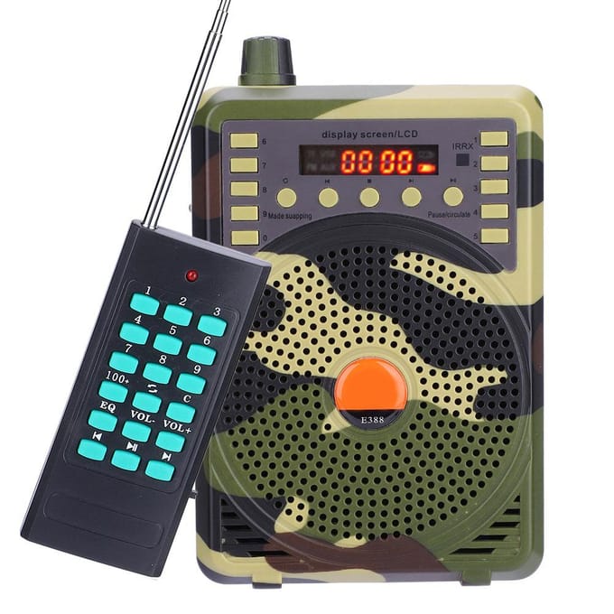 Draagbare Elektronische Vogelroeper Jacht Lokroepen MP3 Luidspreker Afstandsbediening Kit