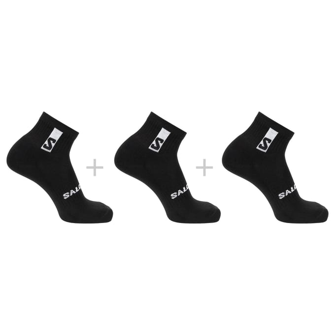 Salomon Everyday Ankle 3-pack, sokken, zwart