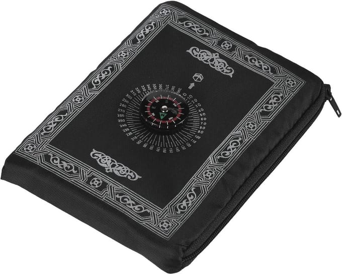Draagbare Gebedsmat met Qibla Kaaba Kompas - Ideaal voor Reizen