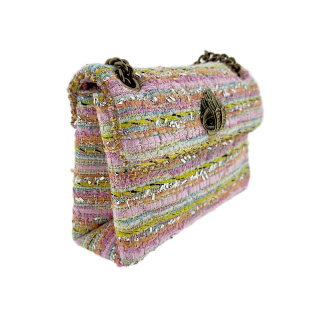 Kurt Geiger London Tweed Mini Kensington Schoudertassen Dames - Multi - Maat ONESIZE