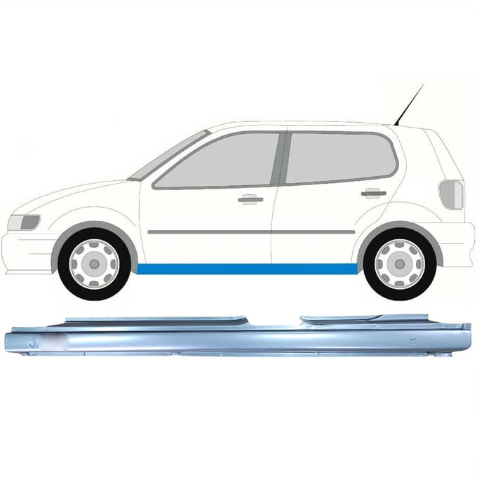 Volledige dorpel voor Volkswagen Polo 1994-1999 / Links