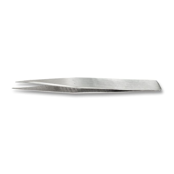 Graanpincet vorm AA, gepolijst, punten zonder snede, lengte: 120 mm