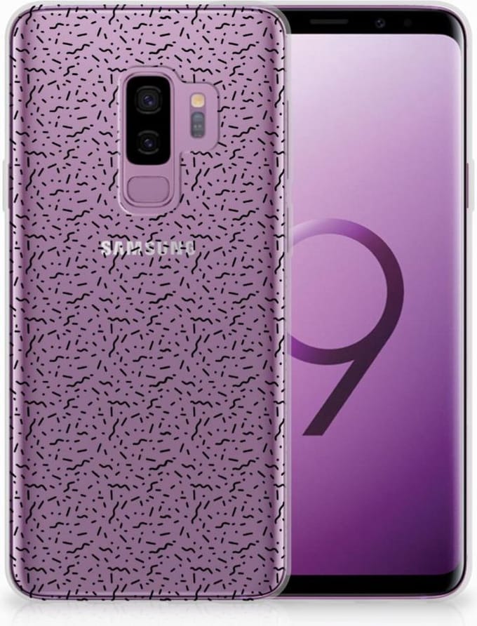 Back Cover voor Samsung Galaxy S9 Plus TPU bumper Stripes Dots
