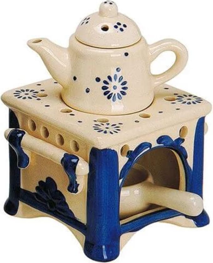 Geurbrander Theepot - Oliebrander van Keramiek