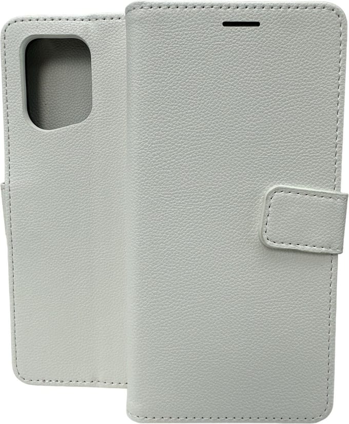 Portemonnee Book Case Hoesje Geschikt voor: Oppo Find X5 - Wit