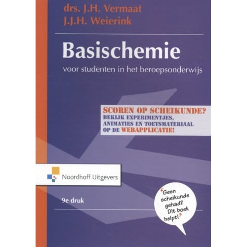 Basischemie Voor Studenten In Het Beroepsonderwijs - Drs.J.H. Vermaat
