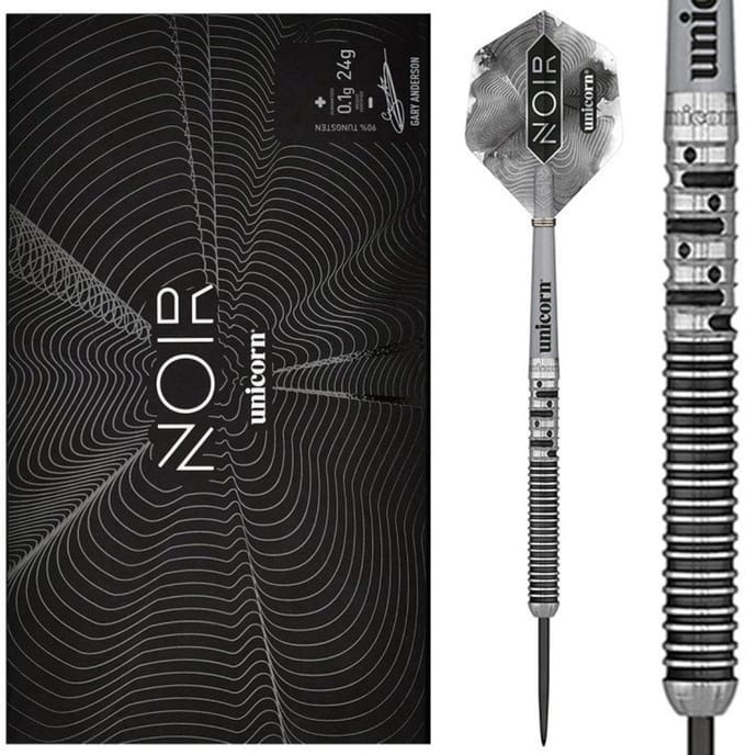 Unicorn Gary Anderson Noir Phase 5 90% - Dartpijlen