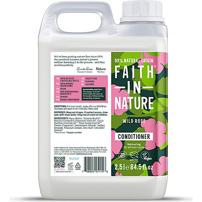 Faith in Nature Wilde Rozen Conditioner 2.5L