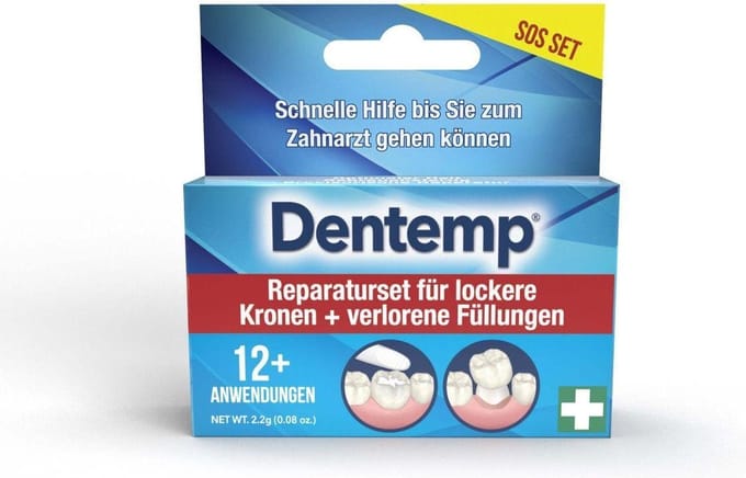 Dentemp Tand Reparatieset - losse kroon - verloren vulling - 2,2 g