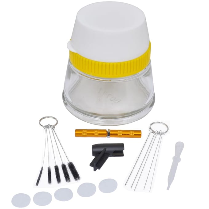 vidaXL - Airbrush - reinigingsset - 3 - in - 1