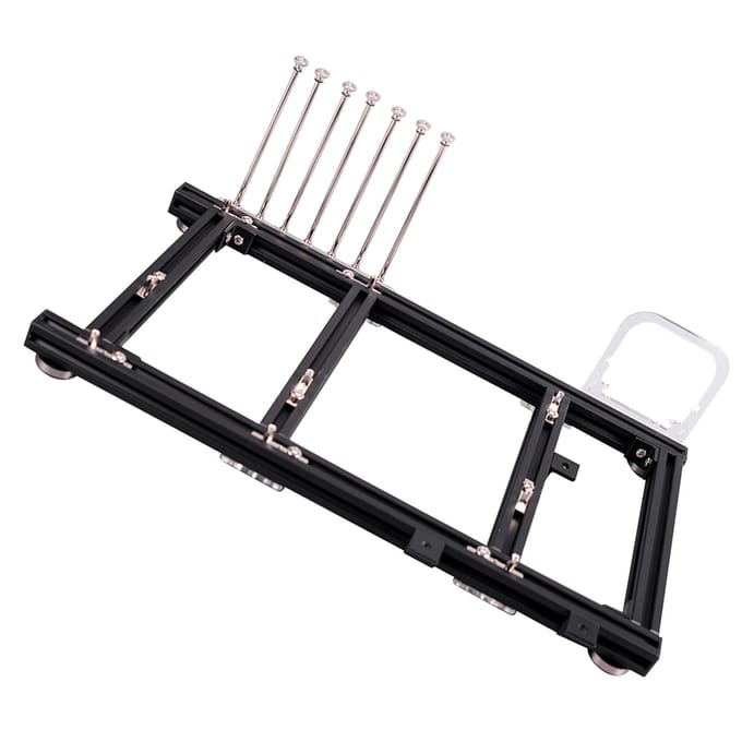 Boîtier PC ATX Ouvert en Alliage d'Aluminium DIY Plateforme de Test d'Overclocking (Noir) gray