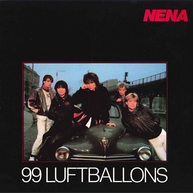 LP Plaat NENA  99 Luftballons FE39294 EPIC 1984 US Rock Gebruikt gray