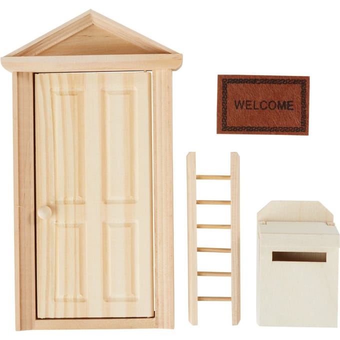 Kabouter deur set "Brievenbus"