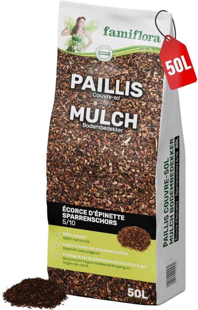 Famiflora mulch 'Naaldhoutschors' 5/10 - 50 l