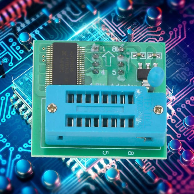 1.8V Adapter Voor Telefoon Moederbord SPI Flash SOP8 DIP8 W25 MX25 CH341 TL866CS Conversie