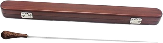 Houten Dirigeerstok - Dirigent Stok - Muziek Uitvoering - Inclusief Opbergdoos - 37 cm Lengte