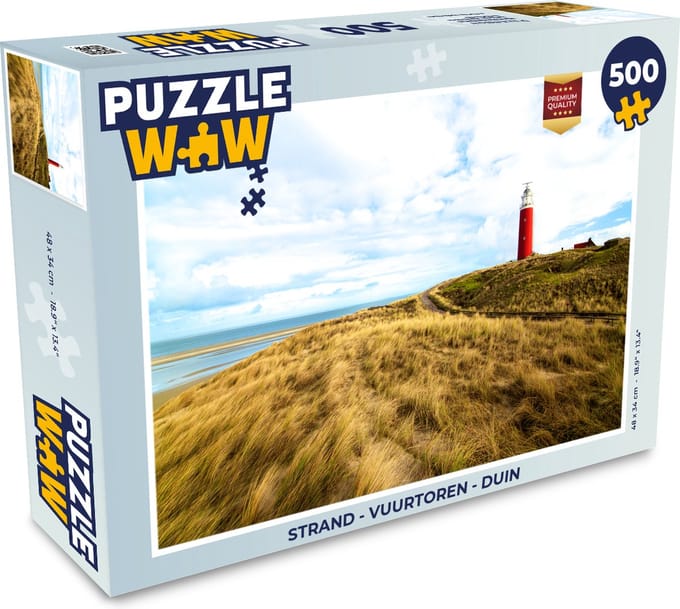 Puzzel Strand - Vuurtoren - Duin - Legpuzzel - Puzzel 500 stukjes