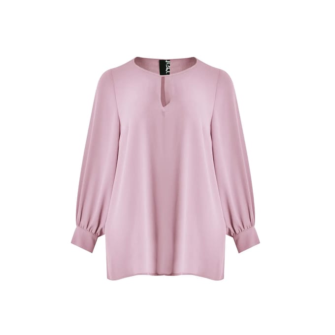 Blouse met lange mouwen van chiffon voor dames Mat Fashion