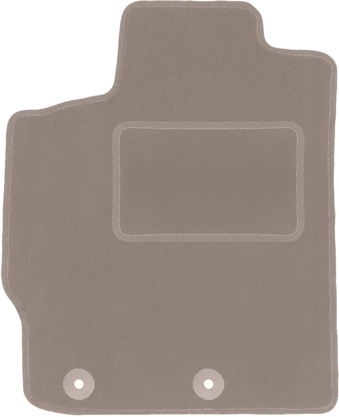 Beige bestuurdersmat voor: Toyota Yaris II hatchback (2005-2011)