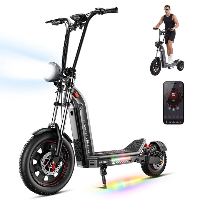iScooter F7Ultra All-Terrain elektrische step met afneembare batterij
