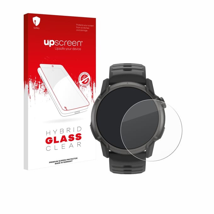 upscreen - Screenprotector voor Coros Apex 4 (42 mm) - Folie Beschermfolie Beschermglas transparant