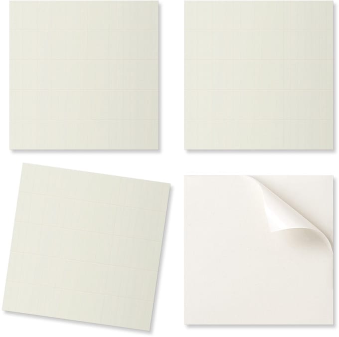 Set zelfklevende vinyltegels met print, heldere verticale tegels 9x30x30 cm