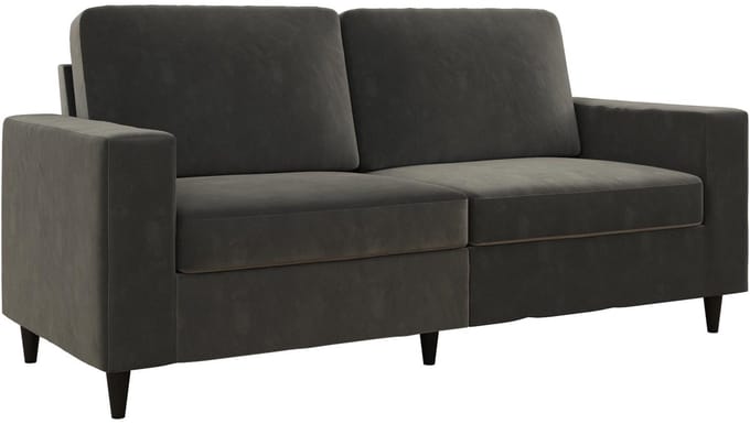 Cooper-Sofa 3-zits - Grijs Fluweel
