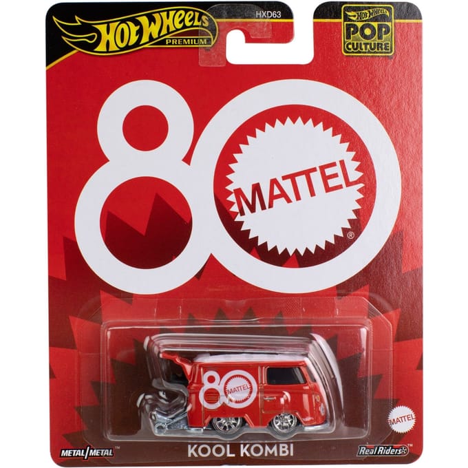 Hot Wheels JBL68, Kool Kombi, Auto, 3 jaar, Metaal, Kunststof, Rood, Wit