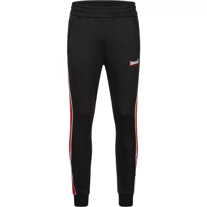 Lonsdale Jogginghose Tolvaddon Jogginghose schmale Passform Black/Red/White-L