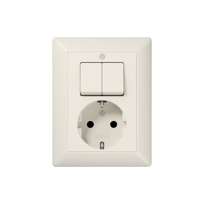 Jung AS-serie inbouwschakelaar wit - AS5575EU - E3N58