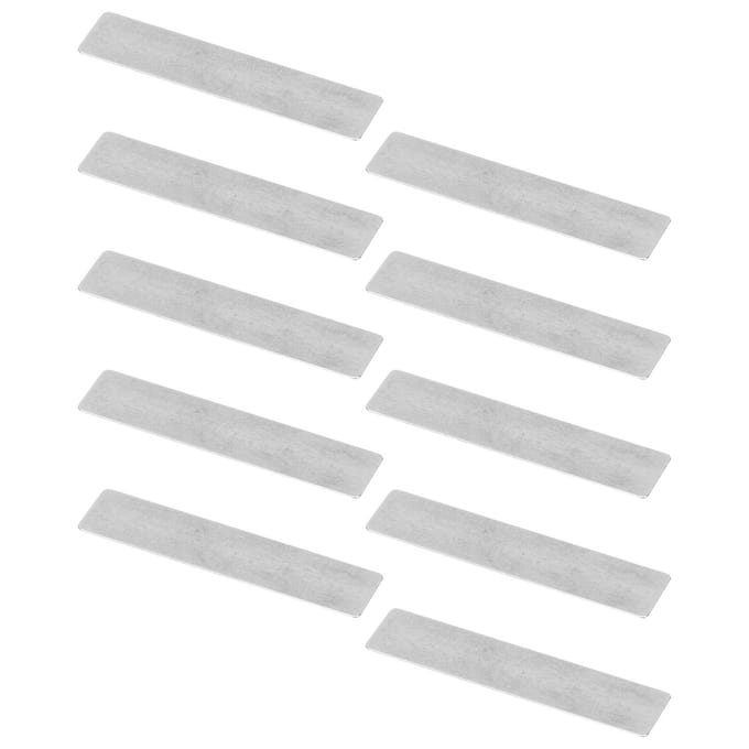 10 Stuks Luchtcompressor Klepplaat Gietijzer Rechthoekig Pompaccessoires voor 51mm Cilinder