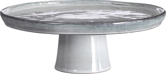 Mica Decorations Tabo Taartplateau - H10 x Ø27 cm - Grijs