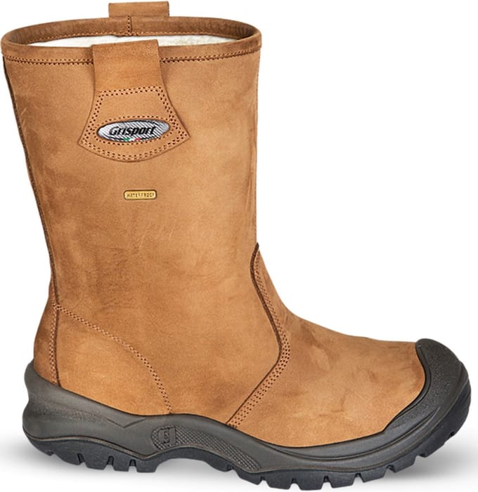 Grisport 72707C Gevoerde laars Cognac S3 - WR - SRC - HRO - CI - HI - 44