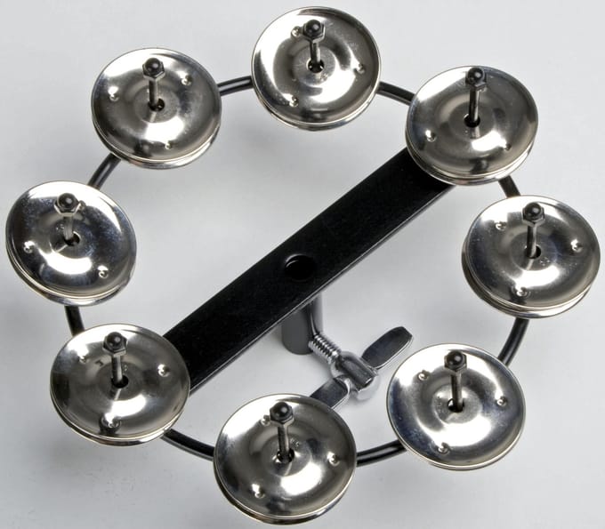 Fame Jingle HiHatTambourine eenreihig - Tamboerijn