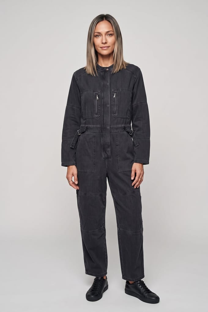 ARKET Eldra Denim Jumpsuit Grey Taglia: 32 | Tute Outlet | Donna | Blu