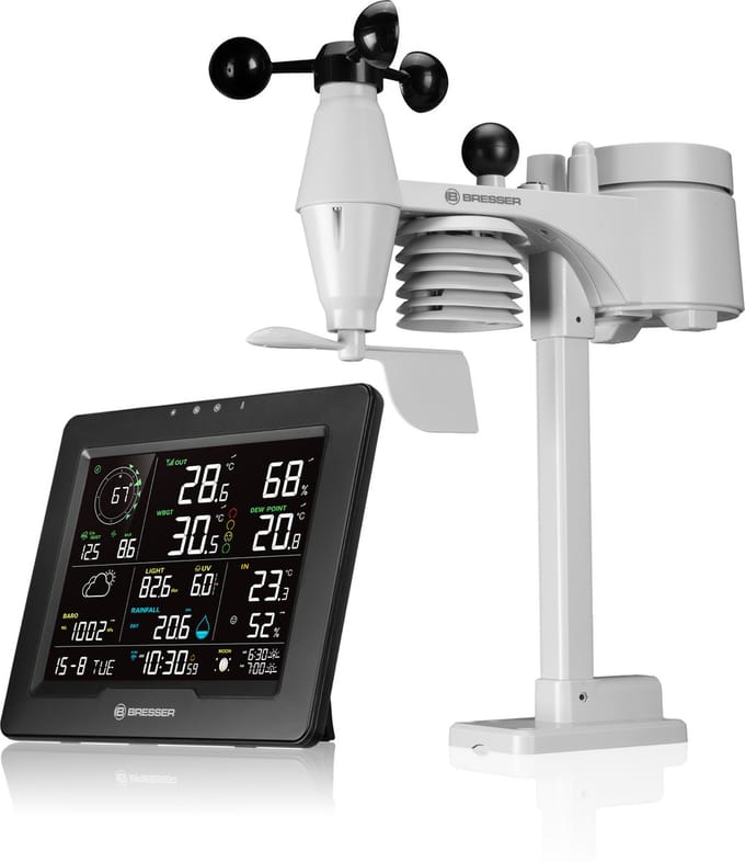 Bresser Weerstation - Sahara TB - 8-in-1 - WiFi - Hitte-Index