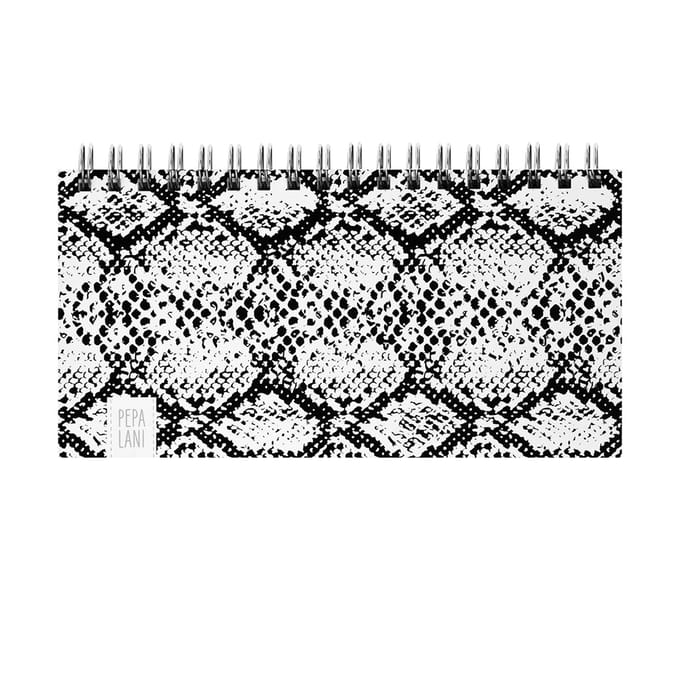 Pepa Lani deskplanner Black & White Snake