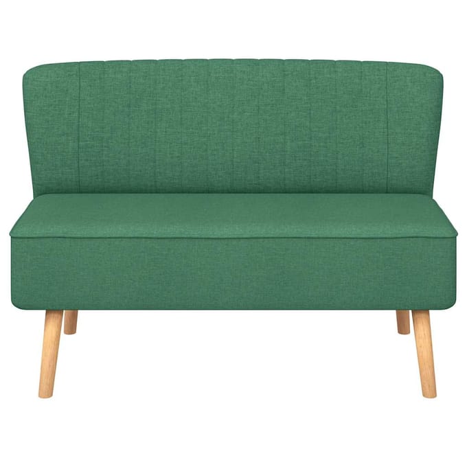 vidaXL - Bank - 117x55,5x77 - cm - stof - groen