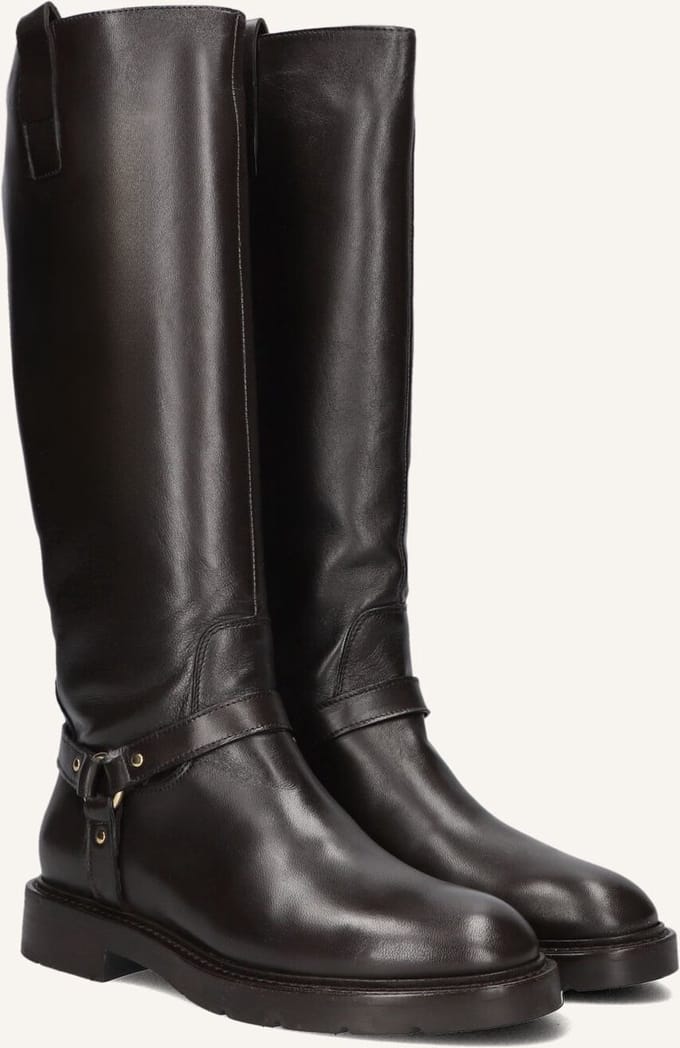 Omoda Av114 Laarzen - Leer - Dames - Bruin - Maat 38