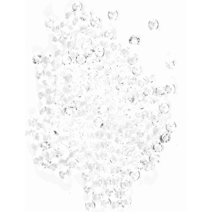 1000 stuks/zak 3 mm acryl kralen vaasvulling bruiloftsfeest decoratie DIY accessoires transparant white