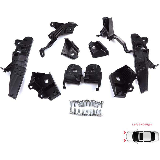 BHL569 Koplamp Houder Bevestiging Reparatie Beugel Lip Set Links Rechts voor Renault Clio MK5 B7 BF 2019-On 260E70544R 260E69870R