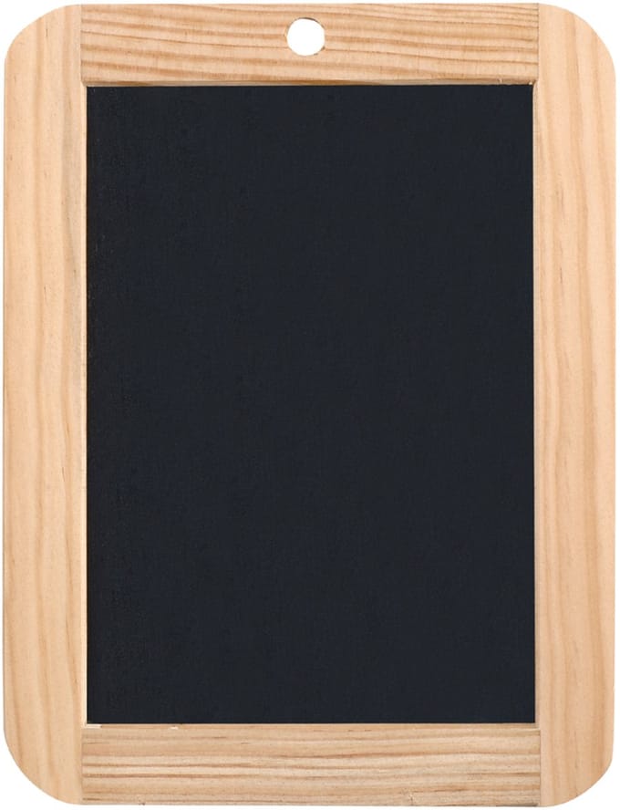 Leisteen schrijfbord, blanco/geruit, 18 x 26 cm.