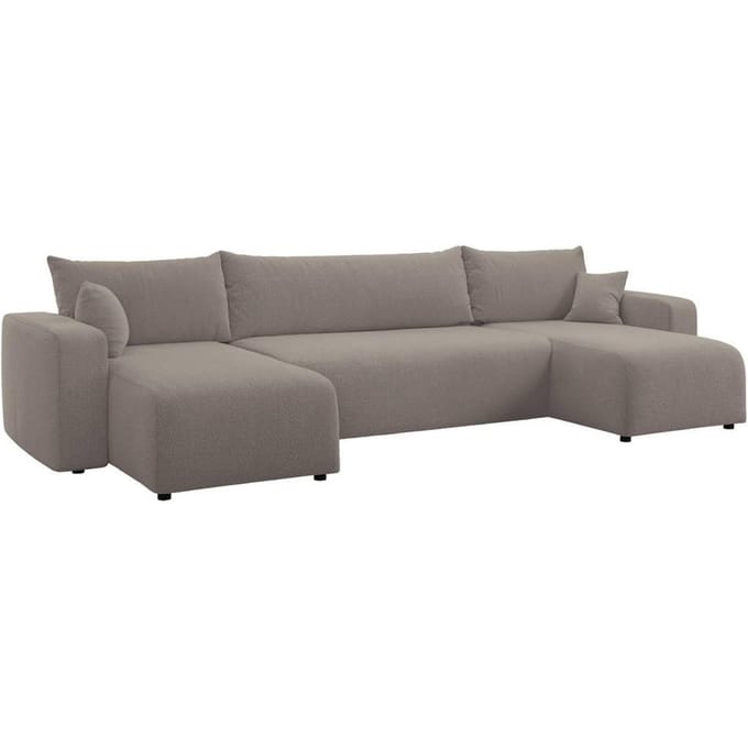 U-slaapbank Rosco bouclé | NADUVI Collection