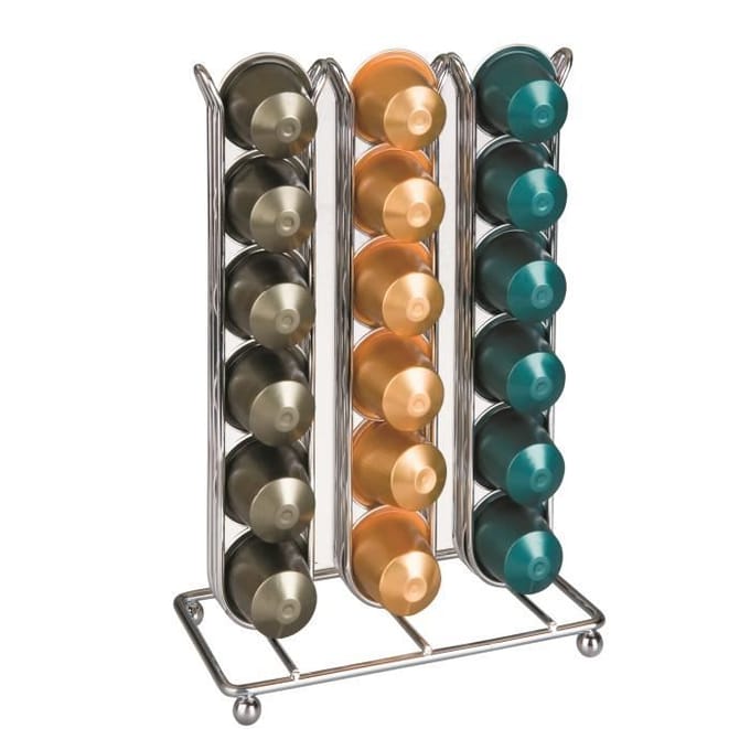 Distributeur de capsules Nespresso - Ibili - Vesubio - Acier chromé - Contemporain - Design