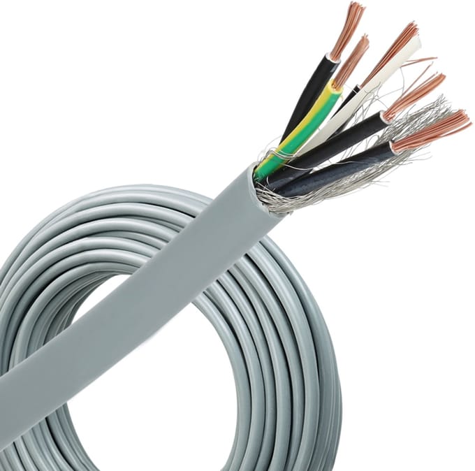 Dynamic stuurstroomkabel YSLY-JZ 5G1.5mm² Dca-s2,d0,a3 per rol 100 meter