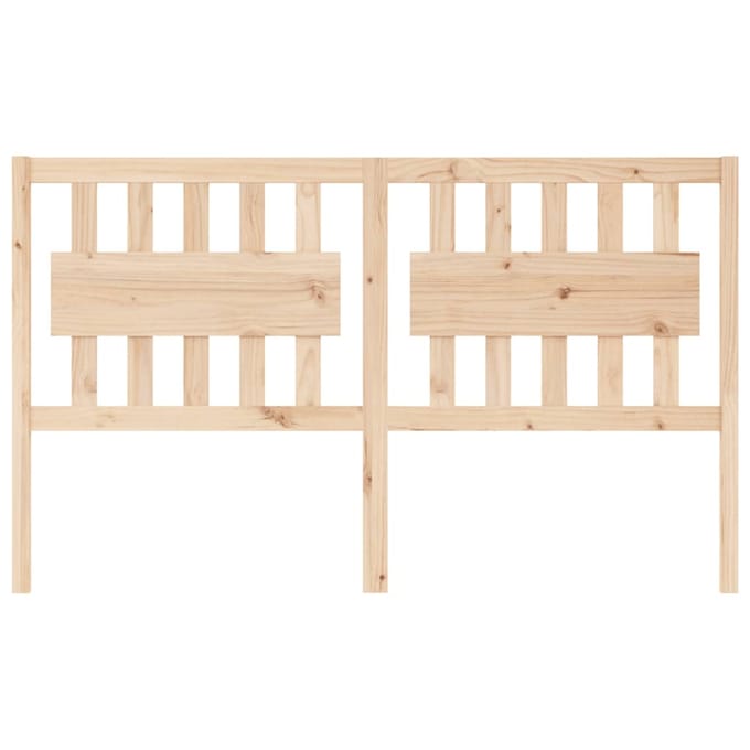vidaXL - Hoofdbord - 165,5x4x100 - cm - massief - grenenhout
