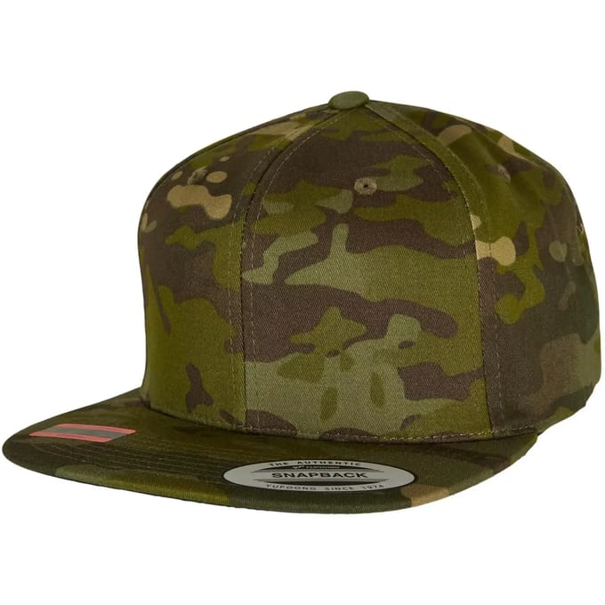 Flexfit - Classic Multicam® tropic Snapback Pet - Groen