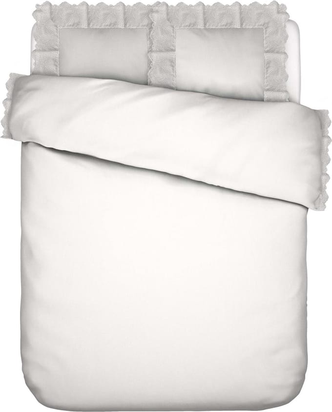 Essenza Maen Dekbedovertrek Katoen Wit - Tweepersoons – 200x200/220 cm