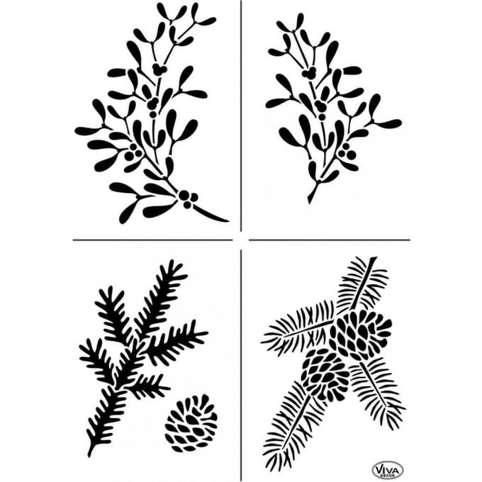 Sjabloon "Kerstgroen"