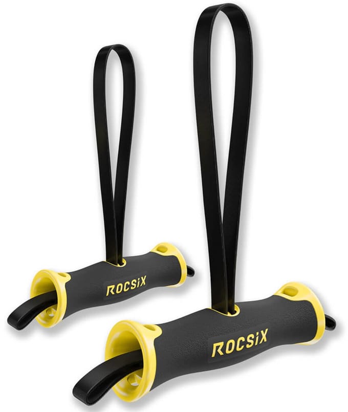 PULLUP & DIP ROCSIX - Dynamische Trainingshendel - 360° Rotatie - Ergonomische Grip - Maximale Spieractivatie